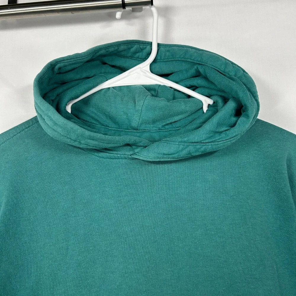 Abercrombie Kids Y2K Teal Green Back Graphic Pullover Hoodie – 11/12